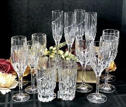 Mikasa Uptown Set of Water, Wine, Highball and Champagne Glasses 16 piece set