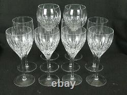 Miller Rogaska Soho Crystal 4 Wine 7 3/4 & 4 Iced Tea Glasses 8 & 2 Balloon