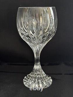 Mint! Set Of 4 Baccarat Crystal Massena 6-1/2 Claret Wine Goblets Glasses
