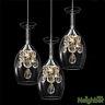 Modern Crystal Wine glass Pendant Lamp LED Light Chandelier Dining Room lighting