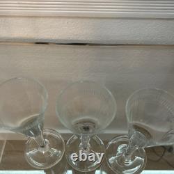 Monticello Crystal Cordial Wine Glass Set Of 3