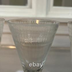 Monticello Crystal Cordial Wine Glass Set Of 3