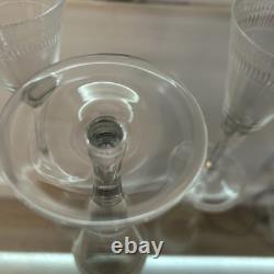 Monticello Crystal Cordial Wine Glass Set Of 3