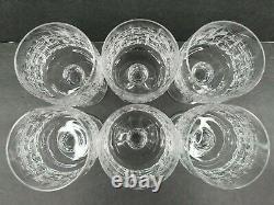 Moser Crystal (6) Wine (6) Hock Wine (6) Sherbet Glass Set Vintage Bohemian Lot