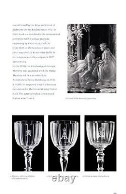 Moser Cut & Engraved Maria Theresia Wine Glass