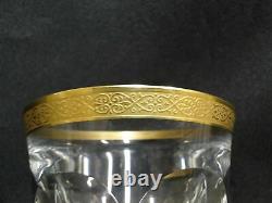 Moser Lady Hamilton, Gold Encrusted Band Wine Glass (es), 6 7/8 Tall