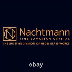 NACHTMANN TRAUB RUBY TALL WINE HOCK GLASSES, Cut Lead Crystal, 8 1/4, 8 Oz, 2PC