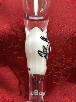 NEW FLAWLESS Exquisite KOSTA BODA Crystal OPEN MINDS Champagne GLASS FLUTE