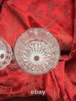 NEW FLAWLESS Stunning BACCARAT France Pair MASSENA Crystal CHAMPAGNE FLUTES WINE