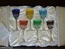 NEW-Set of 6 Faberge Xenia Wine Glasses Hand Signed by Tabitha Faberge