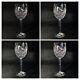 NEW WATERFORD SEAHORSE NOUVEAU WINE GLASSES, Cut Lead Crystal, 4PCS In Box