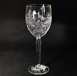 NEW WATERFORD SEAHORSE NOUVEAU WINE GLASSES, Cut Lead Crystal, 4PCS In Box