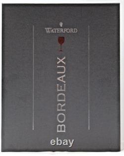 NEW Waterford Bordeaux Hand-Made Fine Crystal Wine Glasses Elegance Collection