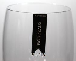 NEW Waterford Bordeaux Hand-Made Fine Crystal Wine Glasses Elegance Collection