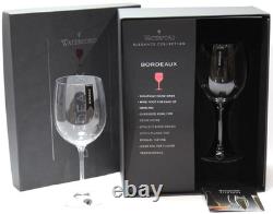 NEW Waterford Bordeaux Hand-Made Fine Crystal Wine Glasses Elegance Collection