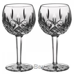 NEW Waterford Crystal CLASSIC LISMORE FOUR (4) Balloon Wine Glasses 156516