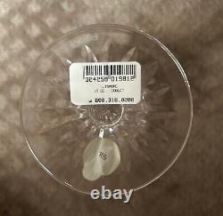 NEW Waterford Crystal LISMORE WINE GOBLETS 10 OZ. Set of 4