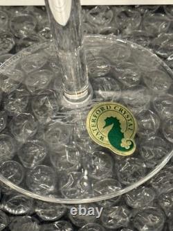 NEW Waterford Crystal PALM TREE Wine Glasses MASTER CRAFTED SIGNED COUGHLAN 2007