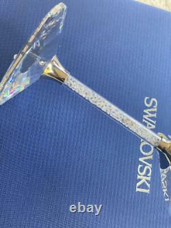 NIB Svarovski Crystal Crystalline Stem Wine Glasses Set of Two Current Season