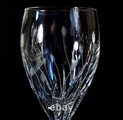 NORITAKE MOON DUST WINE GLASSES, Cut & Etched Lead Crystal, 7 3/4, 2PCS