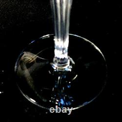 NORITAKE MOON DUST WINE GLASSES, Cut & Etched Lead Crystal, 7 3/4, 2PCS