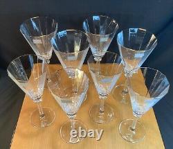 NOS 8x MIKASA SOUTH HAMPTON GOLD 4 Wine Glasses + 4 Water Goblets