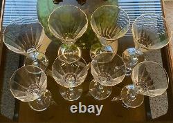 NOS 8x MIKASA SOUTH HAMPTON GOLD 4 Wine Glasses + 4 Water Goblets