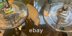 NOS 8x MIKASA SOUTH HAMPTON GOLD 4 Wine Glasses + 4 Water Goblets