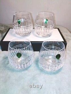 NWT Waterford Crystal Double Old fashioned Bolton Wine Brandy glasses