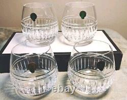 NWT Waterford Crystal Double Old fashioned Bolton Wine Brandy glasses