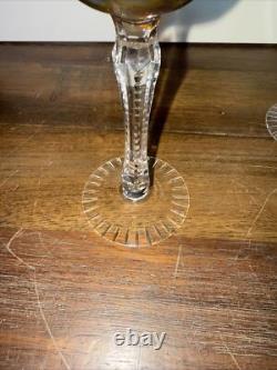 Nachtmann Traube Cased Cut to Clear Crystal wine glasses-8 1/4- Set Of 4. Nice