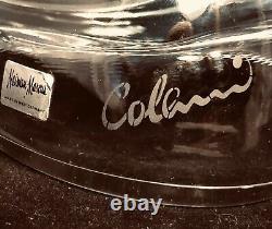 Neiman Marcus Signed LUIGI COLANI Crystal Vase 70s 80s Glass Wine Beer Cooler