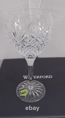 New 4 Waterford Sullivan Balloon Wine Glasses 40034259 Set withBox