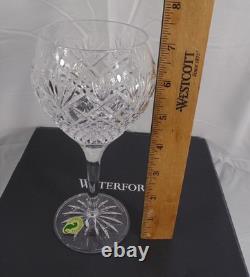 New 4 Waterford Sullivan Balloon Wine Glasses 40034259 Set withBox