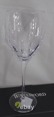 New 4 Waterford Tonn Crystal Wine Glasses 1058494 S/2 withBoxes