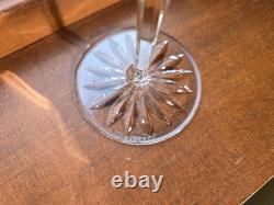 New FABERGE LAUSANNE CORDIAL CRYSTAL GLASSES SET 5 wine champagne colored box