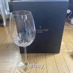 New In Box! WATERFORD CRYSTAL LISMORE ESSENCE GOBLET WINE GLASS 2 PCS 143781W