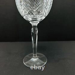 New Ralph Lauren Herringbone Wine Stem Water Goblet 9 1/4 Set of Two Glasses