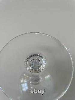 New. Saint Louis Crystal Wine Glass. 7.5 H. Set Of 4