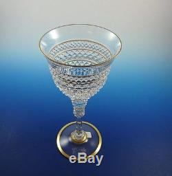 New Saint Louis of France Extravagance Gold Rimed Large Wine Glass or Goblet