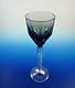 New Saint Louis of France Metropolis Pattern Wine Glass or Goblet in Slate Gray