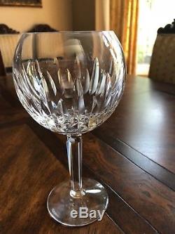 New Waterford Wynnewood Balloon Crystal Red Wine Glasses 16oz (2 avail)