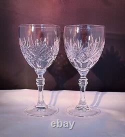 Newport By Tiffany & Co. Pair Of Crystal Wine Glasses. Gently Used