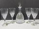 Nib Shannon Crystal By Godinger Ingrid 5 Piece Crystal Wine Set