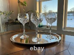 Noritake ROTHSCHILD (3) Crystal Wine Glasses Mint Condition7 1/4