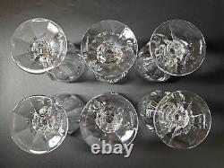 Original Boxed Set of 6 VILLEROY &BOCH Bernadotte Crystal 5.5'' Claret WineGlass