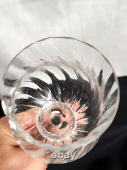 Orrefors Crystal Wine Glasses (6) Berit Pattern 8.5h