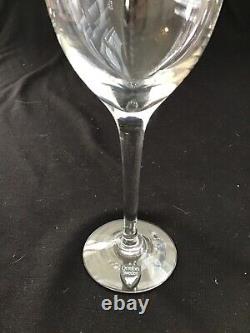 Orrefors Illusion Clear Crystal 7 1/4 Claret Wine Glasses Set of 8 Hand Blown