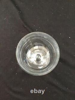 Orrefors Illusion Clear Crystal 7 1/4 Claret Wine Glasses Set of 8 Hand Blown