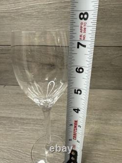 Orrefors Prelude Clear Crystal 7 3/8 Claret Wine Glasses Set Of 10 Sweden